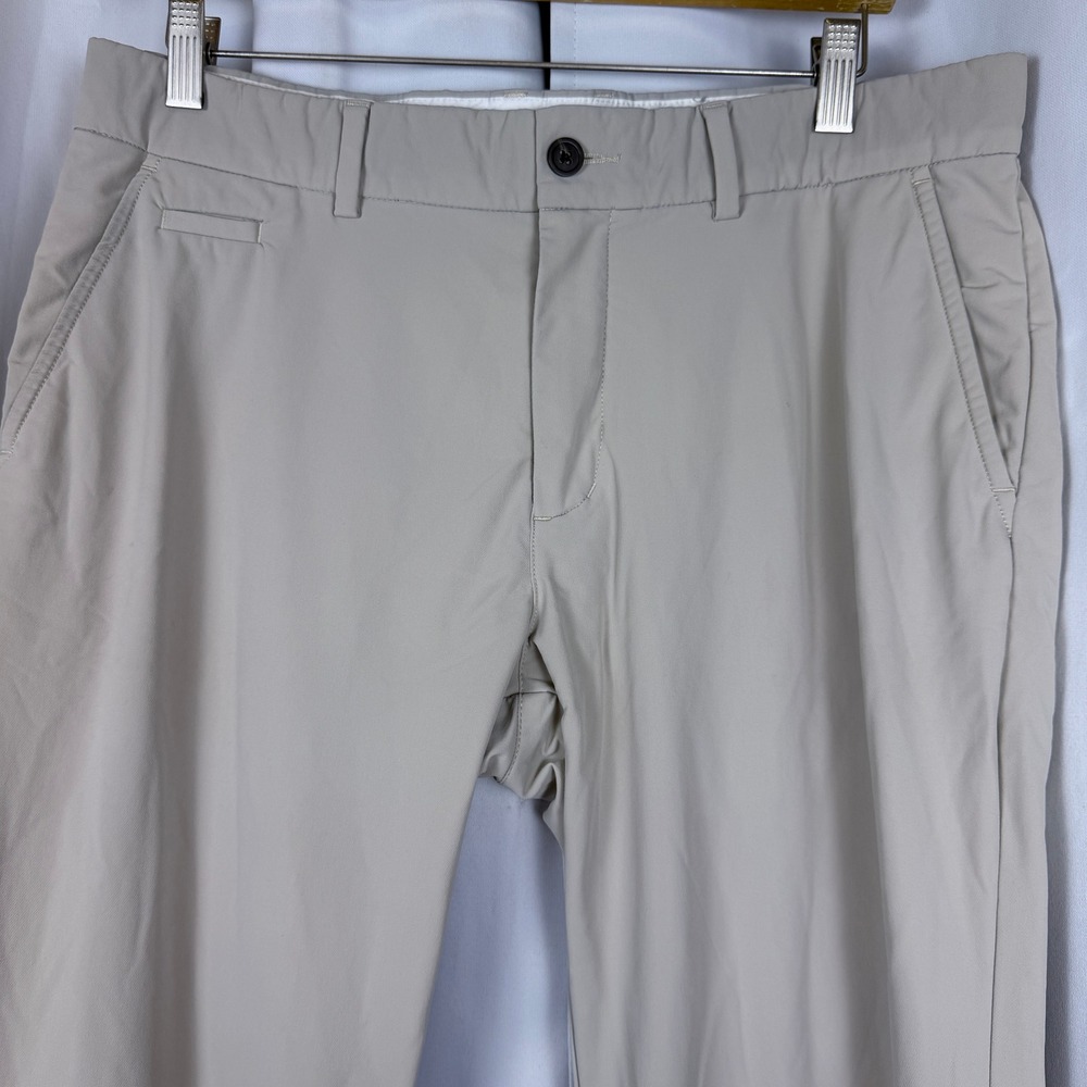 KJUS Men Ike Pants Regular Fit Golf Trousers Stone Beige MG20-D08 W34 L32